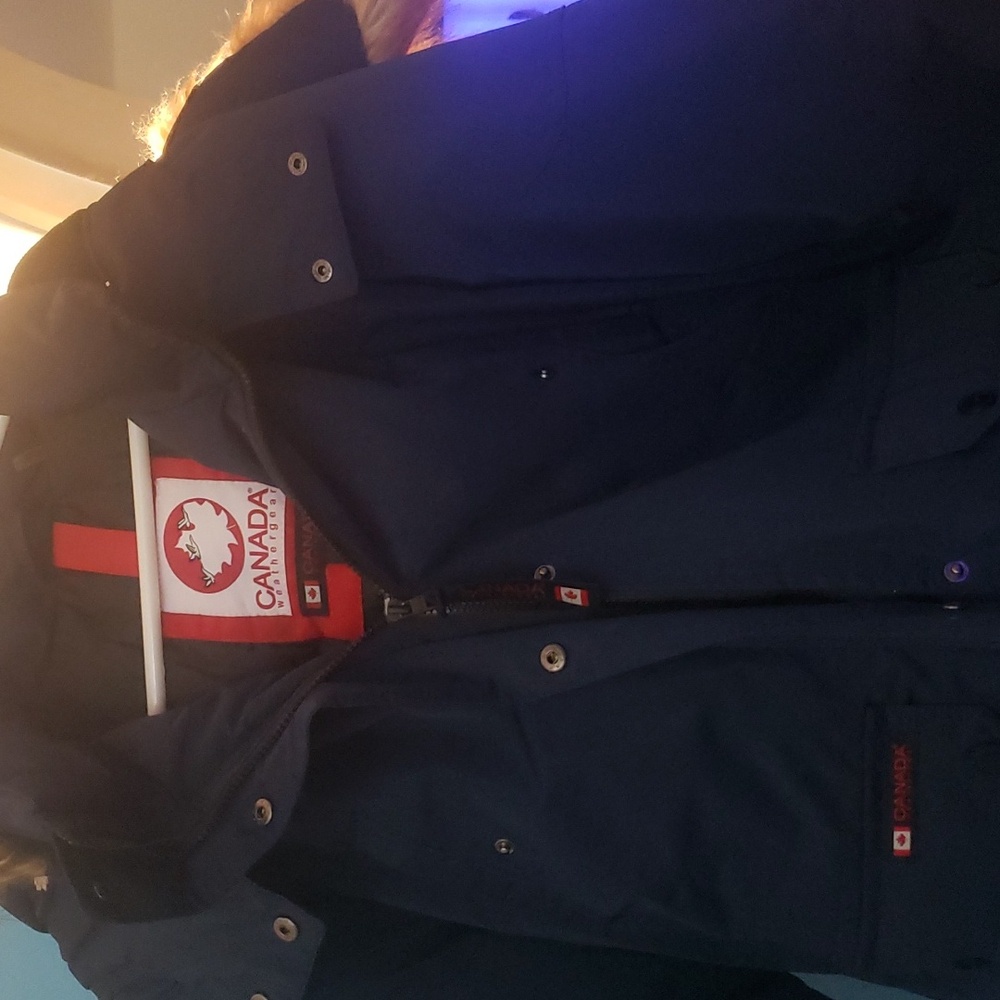 A Canada weather gear coat